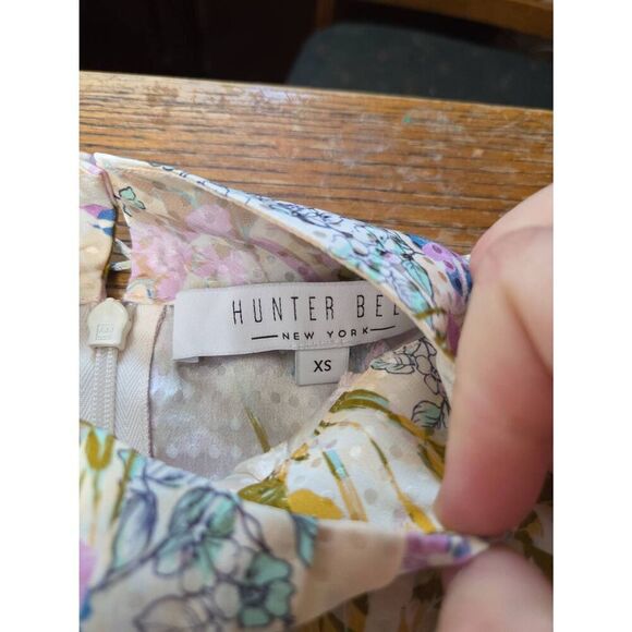 Hunter Bell Graham silk floral blouse sz XS - Picture 4 of 4